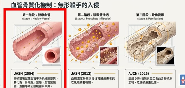 血管骨質化機制。(腎寶思樂腎臟專科提供)
