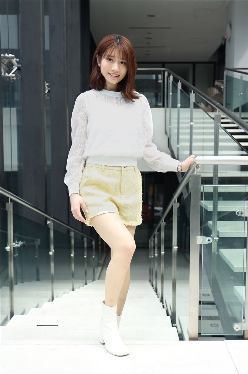 河北彩花擁有身高169公分不僅被封為「直球偶像」更是當今成人天后。(圖/攝影龐文宏提供)